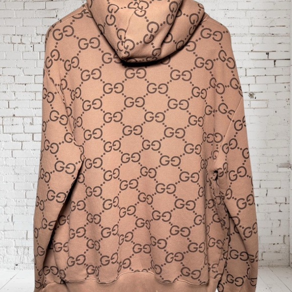 Gucci Brown Logo Turtleneck Sweater - Picture 2 of 7